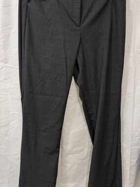 New York & Company 7th Avenue Stretch Charcoal Dress Pants 16 Tall